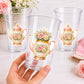 Floral Teapot Cups 16oz – Tea Party Cups, Pink Tea Pot Party Decorations, Shabby Chic Tea Cups, Garden Tea Party Supplies