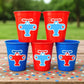 Airplane Party Cups – Reusable Airplane Birthday Party Favors, Aviation Theme Kids Party Decorations, Plane Birthday Supplies, Plane Party