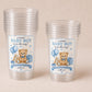 Baby Boy Shower Cups – Teddy Bear Baby Shower Favors – Blue Baby Shower Party Cups – Teddy Bear Decorations Supplies