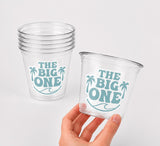 Beach Surf Birthday Cups, The Big One Cups, 1st Birthday Party Cups, Beach Surf Party Favors, Surfs Up Cups, Surfer Catch A Wave Cups, Surf
