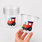 Train Cups, Train Party Favors, Train Birthday Favors, Train Party Cups, Train Birthday Decorations, Train Party Supplies
