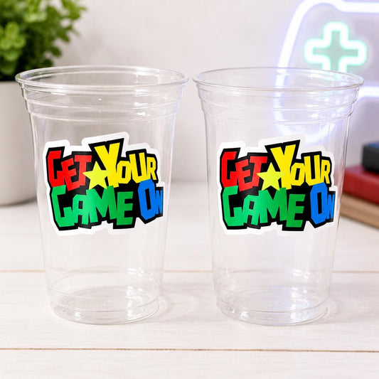 VIDEO GAME PARTY Cups - Video Game Cups Video Game Party Cups Level Up Party Decorations Gamer Baby Shower Decorations Video Game Birthday