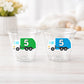 GARBAGE TRUCK PARTY Cups - Garbage Truck Treat Cups Garbage Truck Party Favors Garbage Truck Birthday Favors Trash Garbage Birthday