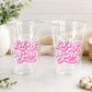 COWGIRL Let's Go Girls Party Cups Cowgirl Party Favor Cowgirl Bachelorette Party Cowgirl Birthday Rodeo Party Cow Print Hat Cups Disco