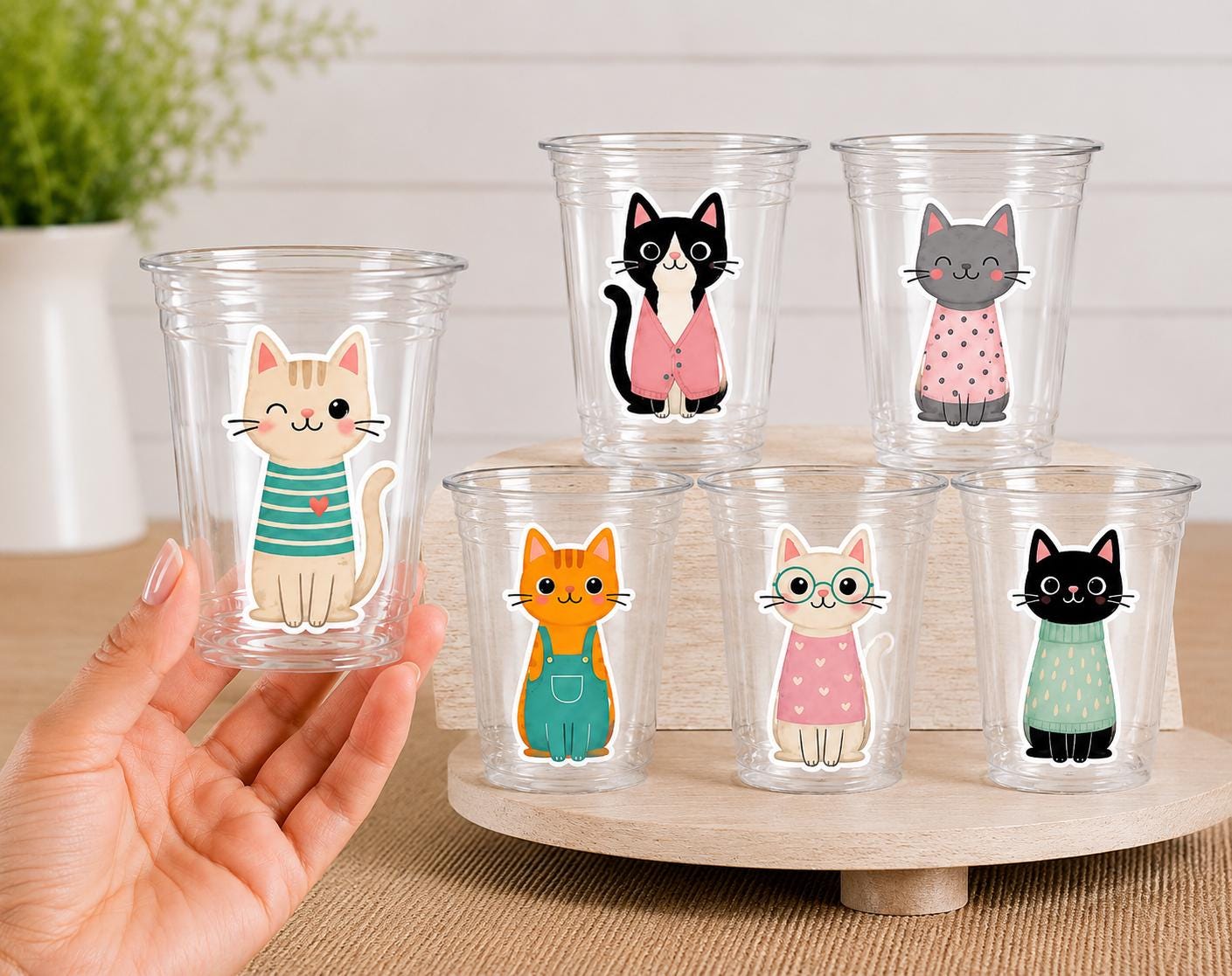 Cat Party Cups, Cat Birthday Cups, Cat Party, Cat Treat Cups, Cat Party Cups, Cat Decorations, Cat Cups, Kitty Party Cups, Cat Party Favors