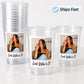 Look Who’s 21 Custom Photo Cups, Personalized 21st Birthday Cups with Picture, 21st Birthday Party Favors, Finally 21, Retro 21st,Ships Fast
