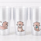 Cute Otter Cups 16oz Clear Plastic Cups – Otter Party Cups – Animal Cups – Disposable Party Cups – Otter Birthday Decorations