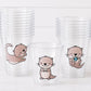 Cute Otter Cups 16oz Clear Plastic Cups – Otter Party Cups – Animal Cups – Disposable Party Cups – Otter Birthday Decorations