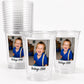Custom Personalized Photo Cups 16oz with Picture & Text – Vintage Est Year Plastic Party Cups for Birthday Events Decorations Supplies