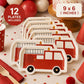 Fire Truck Party Plates 12ct | Firefighter Birthday Party Supplies | Fire Engine Plates | Kids Firetruck Decorations | Firefighter Party