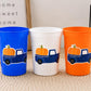 BLUE PUMPKIN TRUCK Cups - Fall Party Cups Truck Birthday Pumpkin Cups Little Pumpkin 1st Birthday Pumpkin Truck Birthday Decoration Fall Cup