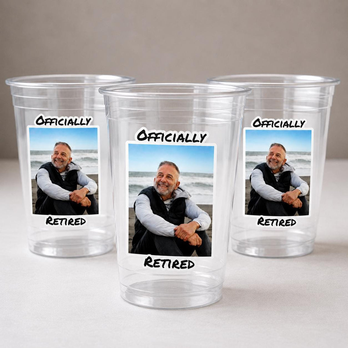 RETIREMENT PARTY CUPS - Retirement Party Favors Retired Party Cups Retirement Party Decorations Officially Retired Retirement Cups Retired