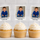 Personalized Photo Cupcake Toppers | Custom Graduation Cupcake Decorations | Picture Toppers for Birthday & Graduation Parties, School Grad