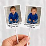 Personalized Photo Cupcake Toppers | Custom Graduation Cupcake Decorations | Picture Toppers for Birthday & Graduation Parties, School Grad