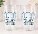 ELEPHANT PARTY CUPS- Elephant Cups Elephant Decorations Elephant Birthday Elephant Party Elephant Party Favors Elephant Baby Shower Sprinkle