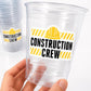 CONSTRUCTION PARTY CUPS - Dig In Party Cups Construction Truck Cups Construction Birthday Construction Party Construction Decorations