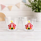 CIRCUS PARTY CUPS - Circus Birthday Cups Circus Party Favors Circus Tent Cups Circus Baby Shower Circus Birthday Circus Party Decorations