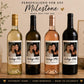 Personalized Wine Bottle Label with Photo | Vintage Year Wine Label | Custom Birthday Gift | Anniversary, Retirement Decor