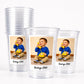 Ships Fast Personalized Photo Cups – 16oz Custom Party Cups, Vintage Est Year Picture Cups, Birthday Parties Favors Decorations Supplies
