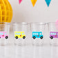 School Bus Party Cups | Bus Birthday Party Decorations | School Bus Birthday Favors | Kids Birthday Party Cups | Classroom Party Decor 16oz