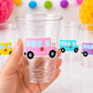 School Bus Party Cups | Bus Birthday Party Decorations | School Bus Birthday Favors | Kids Birthday Party Cups | Classroom Party Decor 16oz