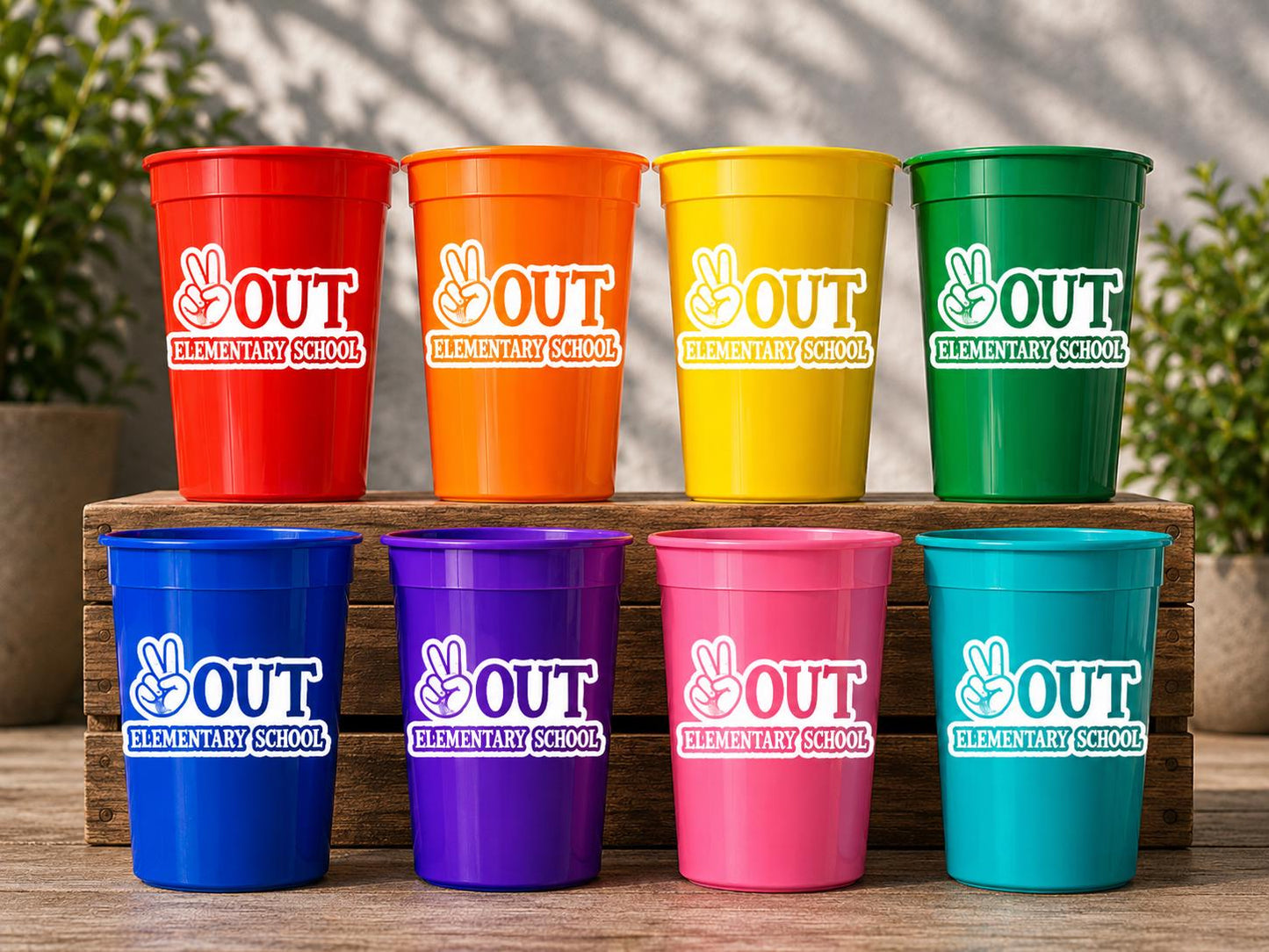 ELEMENTARY SCHOOL GRADUATION Cups, Peace Out Elementary School Graduation Cups, Elementary School Graduation Party 2026 Grad Party Favors