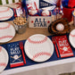 Baseball Paper Plates | Sports Party Plates | Baseball Birthday Decorations | Disposable Party Supplies | Baseball Party Supplies | 8 Count