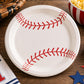 Baseball Paper Plates | Sports Party Plates | Baseball Birthday Decorations | Disposable Party Supplies | Baseball Party Supplies | 8 Count