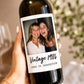 Personalized Wine Bottle Label with Photo | Vintage Year Wine Label | Custom Birthday Gift | Anniversary, Retirement Decor