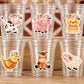 GIRL FARM PARTY Cups - Girl Farm Cups Farm Animal Cups Farm First Birthday Farm Baby Shower Barnyard Party Farm Birthday Decorations Farm