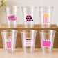 MOVIE PARTY CUPS - Popcorn Birthday Party Cups Movie Party Favors Popcorn Party favors Movie party Supplies Cinema Pink Popcorn Movie Cups
