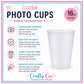 Vintage Year Photo Cups, Personalized Frosted Birthday Cups with Picture, Custom 16oz Party Favors, Retro Photo Keepsake Cups, Frosted Cups