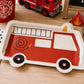 Fire Truck Party Plates 12ct | Firefighter Birthday Party Supplies | Fire Engine Plates | Kids Firetruck Decorations | Firefighter Party