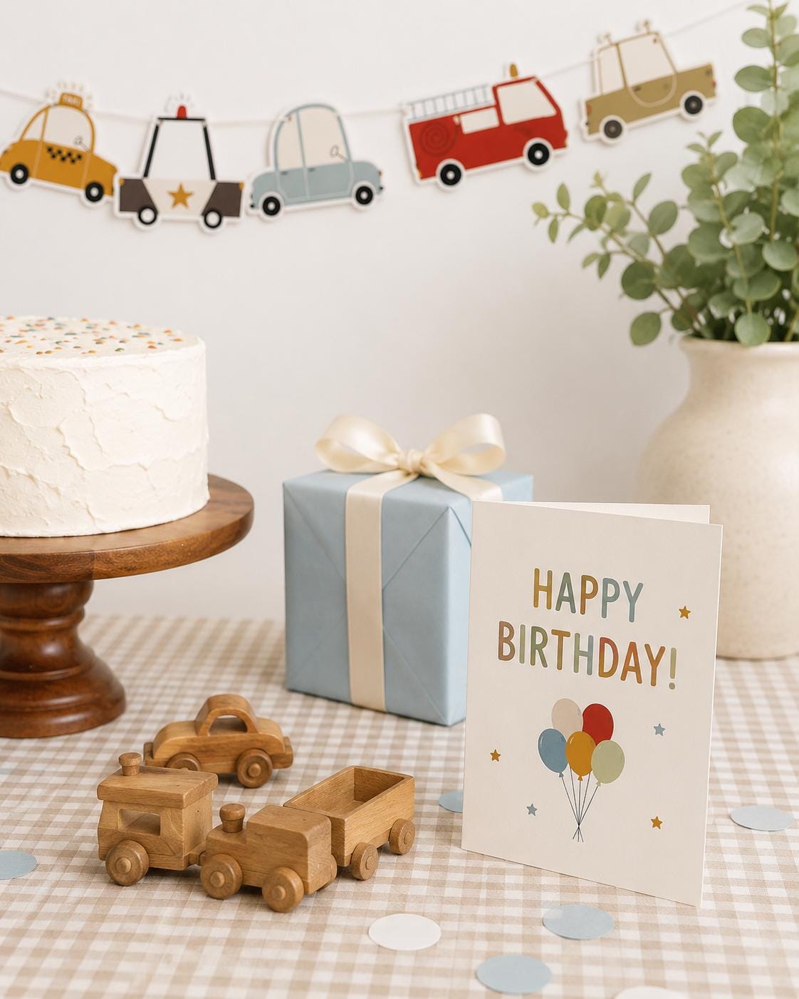Transportation Birthday Banner | Vehicles Party Decorations | Honk Beep Vroom Banner | Car Birthday Party Decor | Truck Theme Party