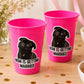 Personalized Dog Face Cups, Mom is Getting Married Cups, Bachelorette Party Favors, Bachelorette Party Games, Dog Face Bachelorette Cups