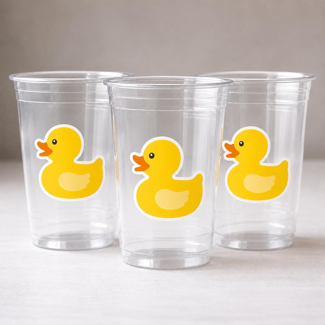 DUCK PARTY CUPS - Duck Birthday Duck Party Duck Baby Shower Duck Party Cups Duck Decorations Duck Cups Ducky Party Cups Rubber Ducky Cups