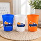 BLUE PUMPKIN TRUCK Cups - Fall Party Cups Truck Birthday Pumpkin Cups Little Pumpkin 1st Birthday Pumpkin Truck Birthday Decoration Fall Cup