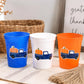 BLUE PUMPKIN TRUCK Cups - Fall Party Cups Truck Birthday Pumpkin Cups Little Pumpkin 1st Birthday Pumpkin Truck Birthday Decoration Fall Cup