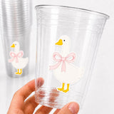 Mother Goose Party Cups | Goose Theme Birthday Decorations | Storybook Party Cups | Baby Shower Favors | Nursery Rhyme Decor | Goose Shower