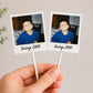 Custom Photo Cupcake Toppers with Picture & Year | Personalized Birthday Cake Toppers | Vintage Photo Party Decorations |Cupcake Pick, 12 Ct