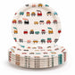 Train Party Plates, Train Birthday Decorations, Railroad Party Supplies, Choo Choo Train Birthday, Kids Birthday Party Tableware, Cake Plate
