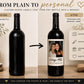 Personalized Wine Bottle Label with Photo | Vintage Year Wine Label | Custom Birthday Gift | Anniversary, Retirement Decor