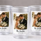 Custom Wedding Cups Custom Plastic Cups Personalized Wedding Cups Custom Engagement Cups Wedding Photo Cups Engagement Party Cups Favors