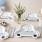 Car Party Plates | Car Shaped Paper Plates for Birthday Party | Transportation Theme Decorations | Kids Party Supplies | Car Party Supplies