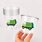 GARBAGE TRUCK PARTY Cups - Garbage Truck Treat Cups Garbage Truck Party Favors Garbage Truck Birthday Favors Trash Garbage Birthday