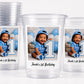 First Birthday Photo Cups | First Birthday Party Cups | 1st Birthday Decorations | Picture Party Favors | Baby Birthday Party Supplies