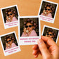 Personalized Photo Stickers | Custom Picture Stickers with Name & Year | Face Stickers | Birthday Party Favors | Custom Party Favor Stickers