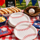 Baseball Paper Plates | Sports Party Plates | Baseball Birthday Decorations | Disposable Party Supplies | Baseball Party Supplies | 8 Count