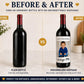 Personalized Wine Bottle Label with Photo | Vintage Year Wine Label | Custom Birthday Gift | Anniversary, Retirement Decor