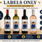 Personalized Wine Bottle Label with Photo | Vintage Year Wine Label | Custom Birthday Gift | Anniversary, Retirement Decor
